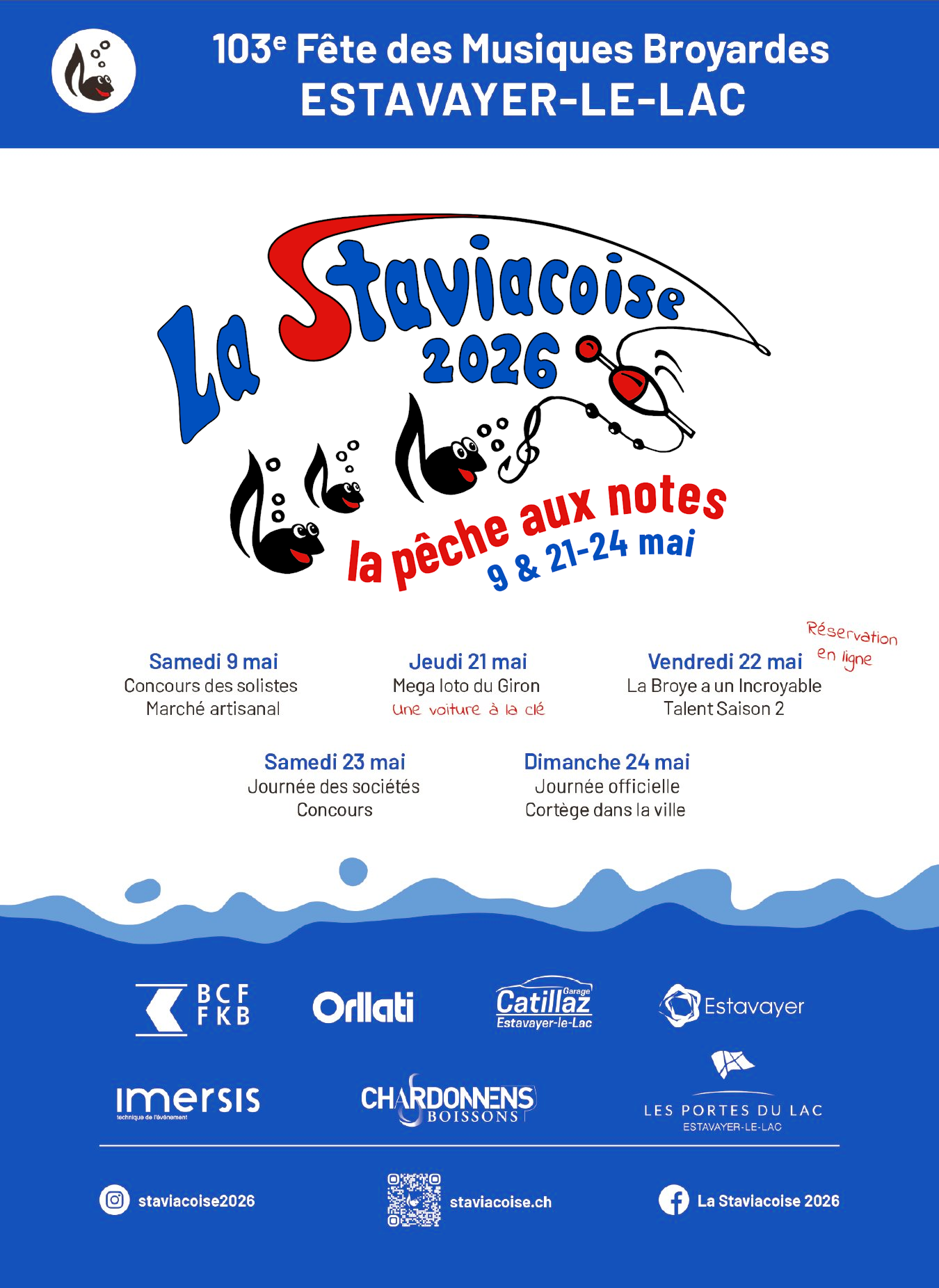 Couverture du livret de fête de La Staviacoise 2026